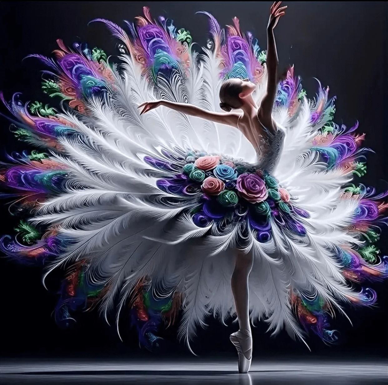 Peacock Ballerina